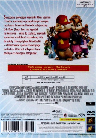 Alvin i wiewiórki 2 [DVD]