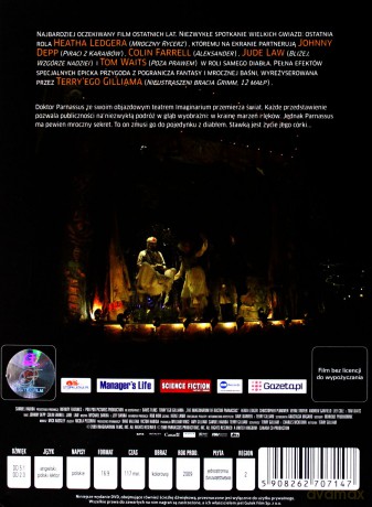 Parnassus (digipack) [DVD]