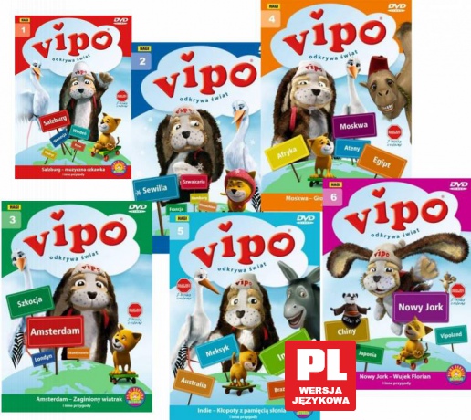 Vipo odkrywa świat cz. 1-6 Pakiet [6DVD]