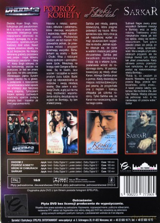 Abhishek Bachchan Kolekcja 2: Dhoom 2 / Podróż kobiety / Kroki w chmurach / Sarkar BOX [6DVD]