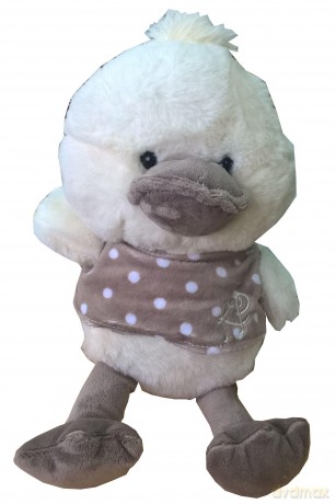 Kaczka w bluzeczce, 23 cm. Kolekcja perłowa
