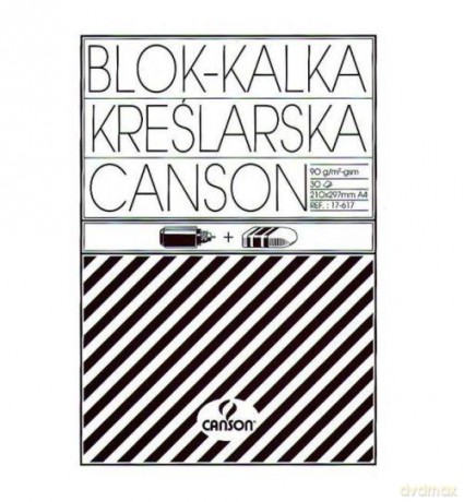 Kalka kreślarska w bloku A3/20 arkuszy