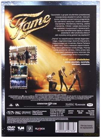 Sława (Fame) (2009) [DVD]