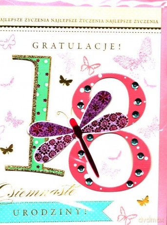 Karnet 18 urodziny