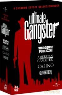 Ultimate Gangster Kolekcja: Wrogowie publiczni / American Gangster / Człowiek z blizną / Kasyno (Casino) BOX [4DVD] 