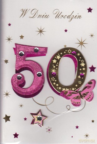 Karnet 50 urodziny
