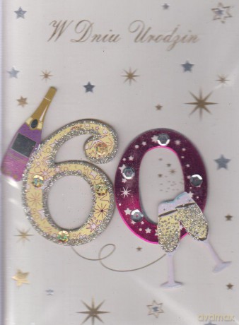Karnet 60 urodziny