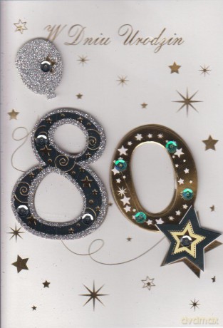 Karnet 80 urodziny