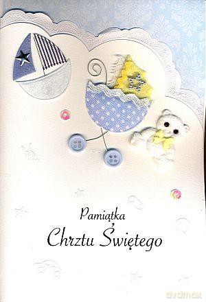 Karnet A5 HM-200-247 Pamiątka Chrztu Świętego