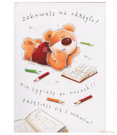 Karnet B6 Powodzenia