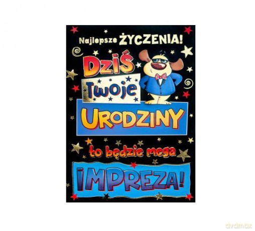 Karnet B6 Urodzinowy