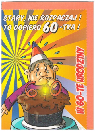Karnet B6 Urodzinowy