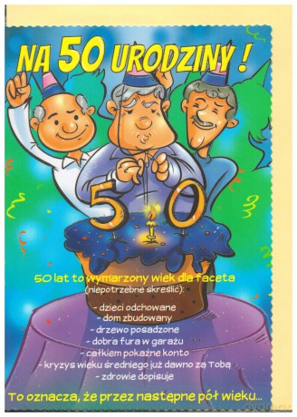 Karnet B6 Urodzinowy