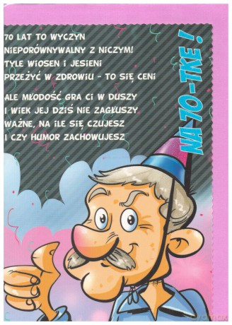 Karnet B6 Urodzinowy