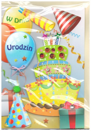 Karnet B6 Urodzinowy