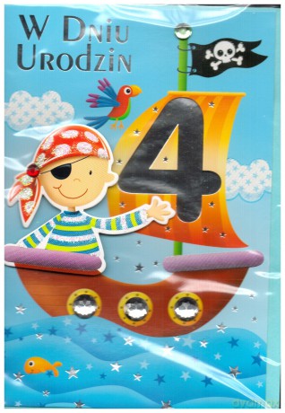 Karnet B6 Urodzinowy