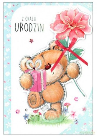 Karnet B6 urodzinowy