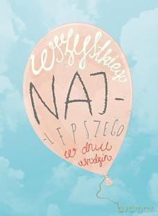 Karnet B6 urodzinowy Balon