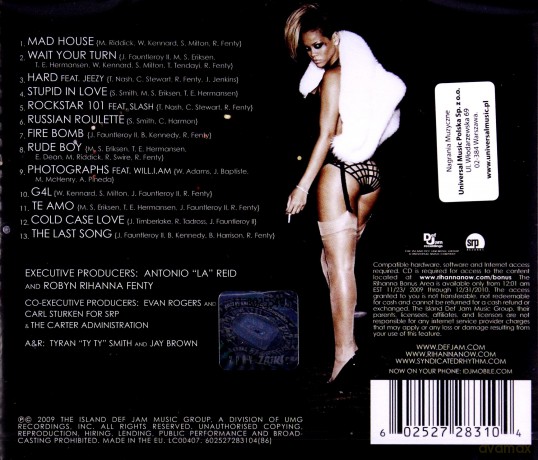 Rihanna: Rated R (polska cena) [CD]