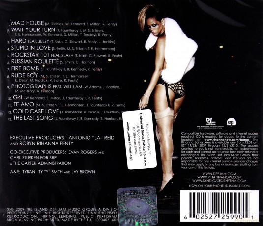 Rihanna: Rated R [CD]