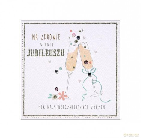 Karnet okolicznościowy W dniu jubileuszu