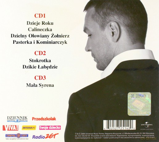 Michał Żebrowski: Czyta baśnie Andersena (digipack) [3CD]