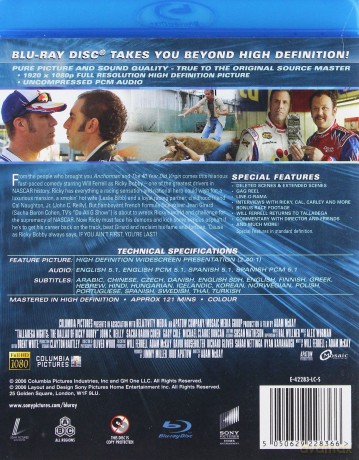 Ricky Bobby - Demon prędkości [Blu-Ray]