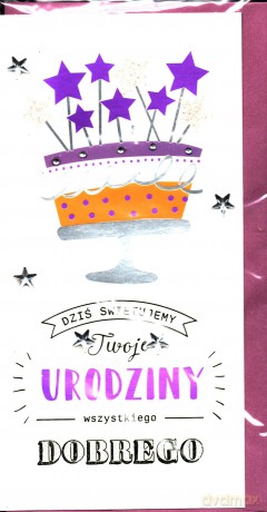 Karnet urodzinowy