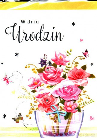 Karnet urodzinowy