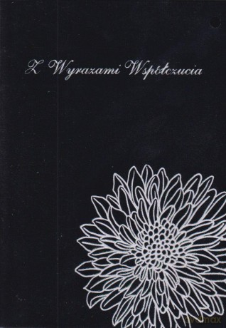 Karnet Wyrazy Współczucia
