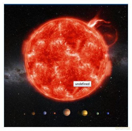 Kartka 3D Big - Słońce /Solar System