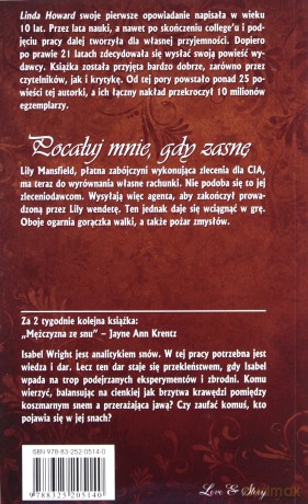 Thriller Romantyczny 05: Pocałuj mnie, gdy zasnę - Linda Howard [książka]