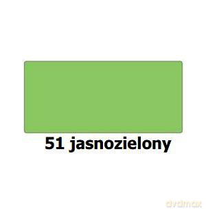 Karton kolorowy 50x70 cm jasnozielony nr 51