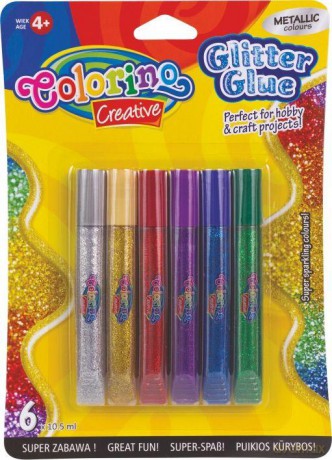 Klej brokatowy 10,5 ml metallic
