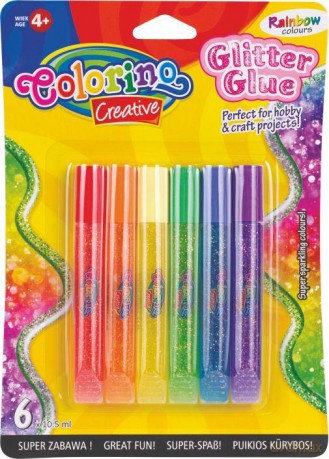 Klej brokatowy 10,5 ml rainbow