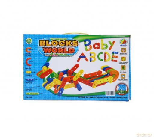 Klocki konstrukcyjne 70 elementów [KLOCKI]