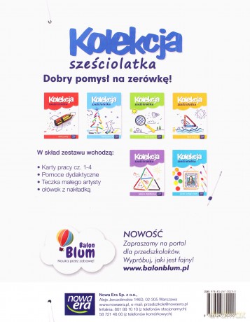 Kolekcja 6-latka BOX Edukacja przedszkolna [KSIĄŻKA]