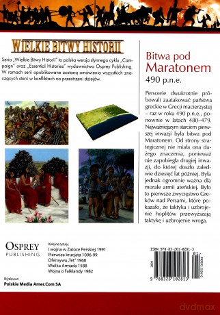 Wielkie Bitwy Historii 01: Bitwa pod Maratonem [KSIĄŻKA]+[DVD]