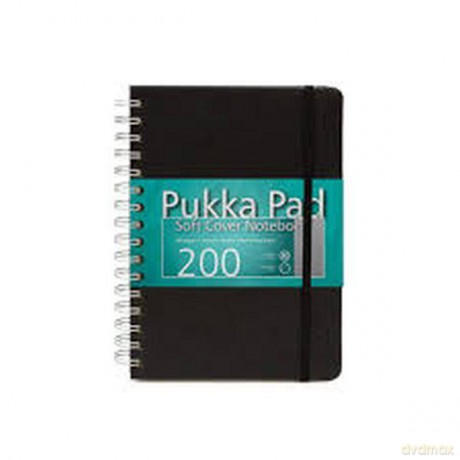 Kołonotatnik soft cover A5 czarny 6875-SCN/SQ