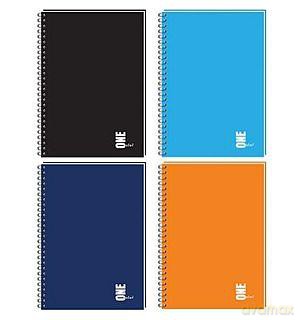 Kołozeszyt A5/80 kartek miękki One Colour