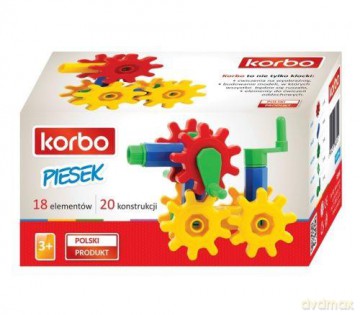 Korbo 18 elementów - Piesek [KLOCKI]