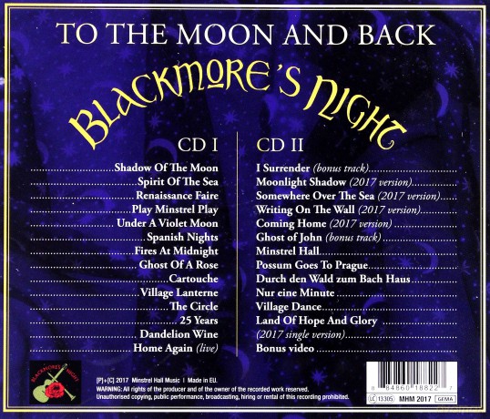 Blackmore's Night: To The Moon And Back - 20 Years And Beyond [2CD]
