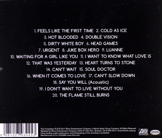 Foreigner: 40 [CD]