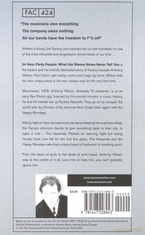 Tony Wilson: 24 Hour Party People. What The Sleeve Notes Never Tell You [KSIĄŻKA]
