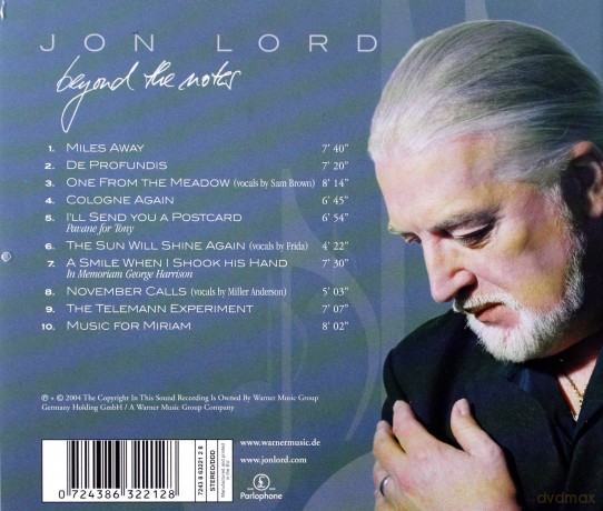 Jon Lord: Beyond The Notes [CD]