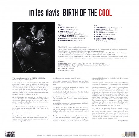 Miles Davis: Birth Of The Cool [Winyl]