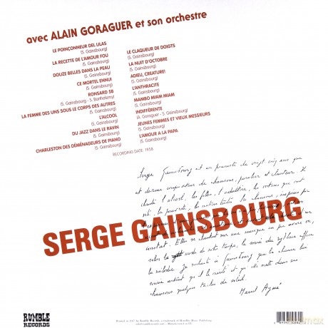 Serge Gainsbourg: Du Chant A La Une vol. 1-2 [Winyl]