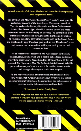Peter Hook: Hacienda - How Not To Run A Club [KSIĄŻKA]