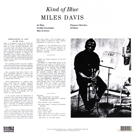 Miles Davis: Kind Of Blue [Winyl]