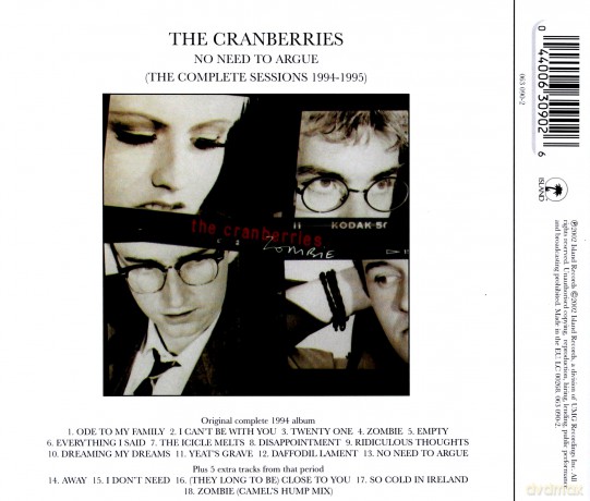 Cranberries: No Need To Argue [CD]